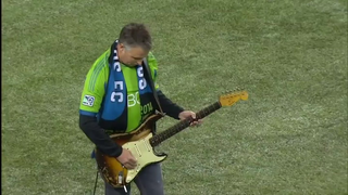 Pearl Jam's Mike McCready Shreds National Anthem At Sounders Match